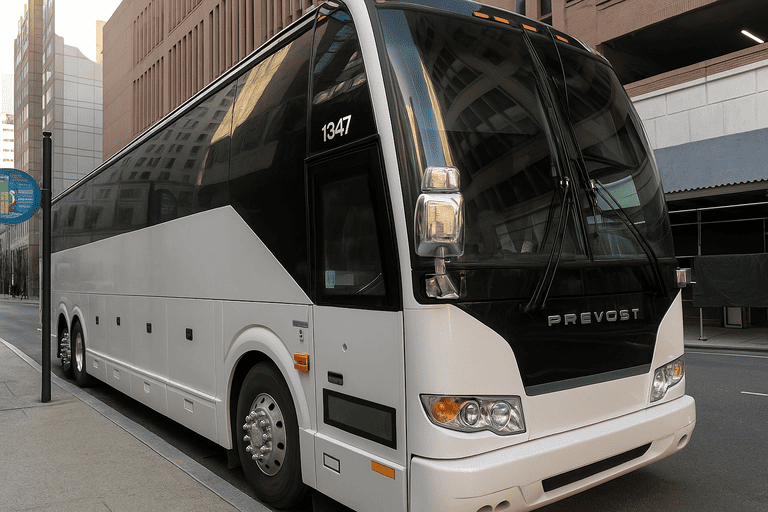 a Hawthorne Coach Bus Service coach bus