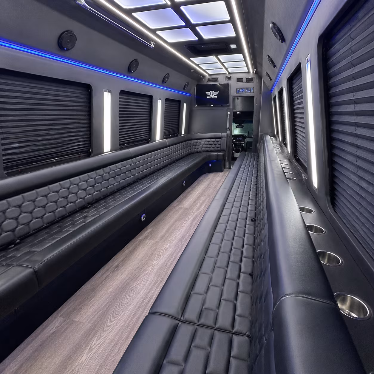 hawthorne party bus inside