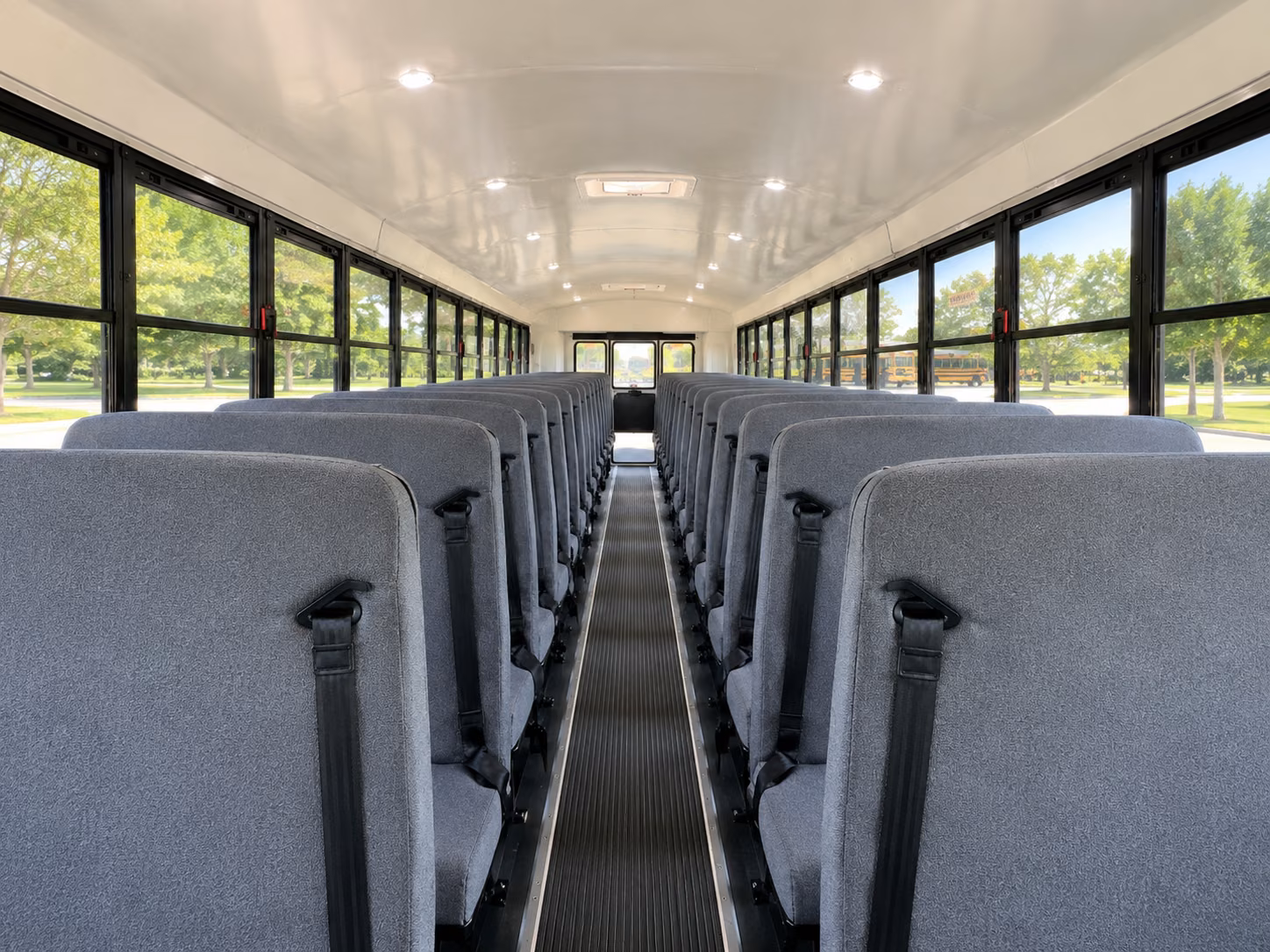 hawthorne school bus interior