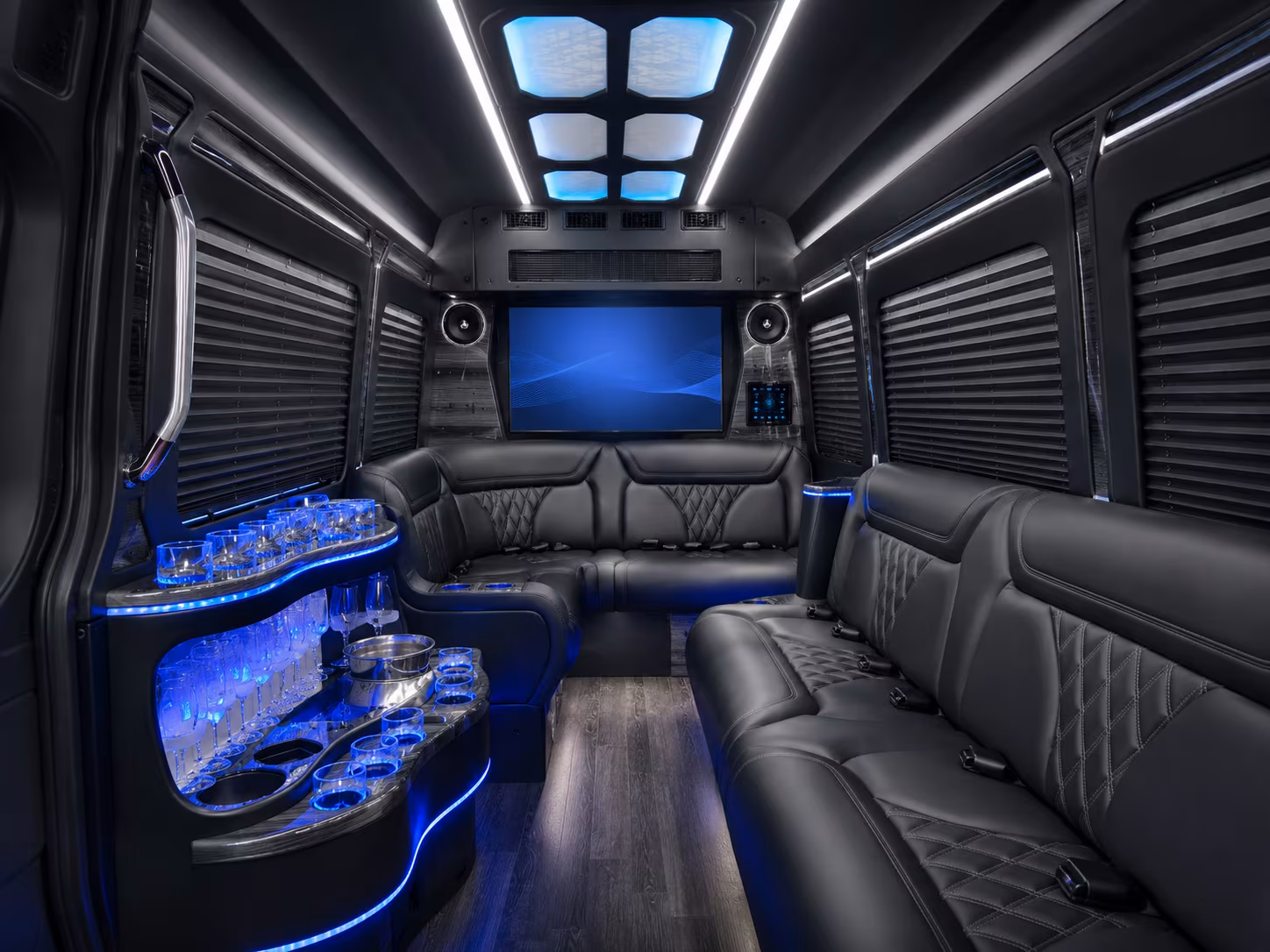 hawthorne sprinter limousine interior