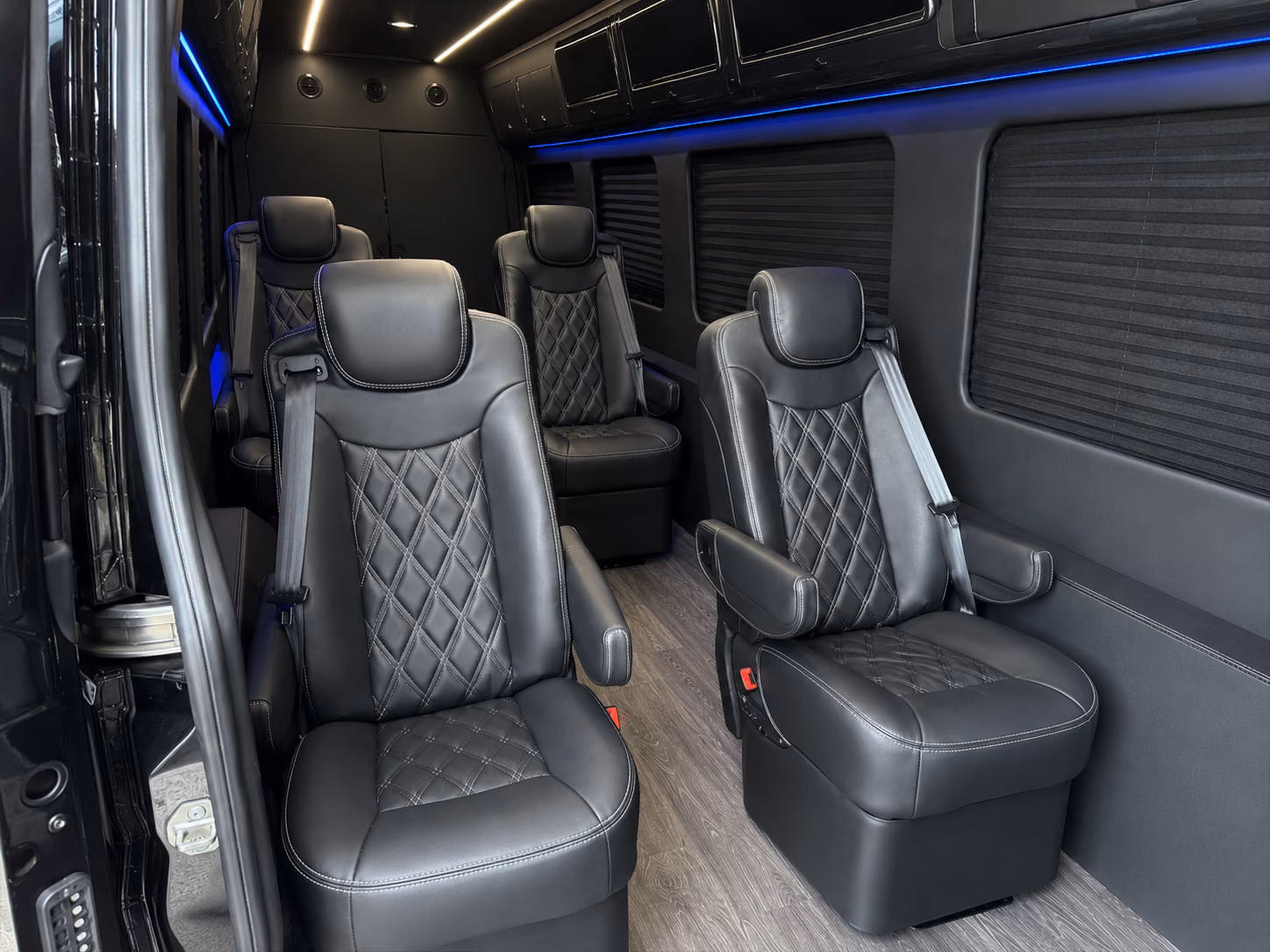 hawthorne sprinter van with driver inside