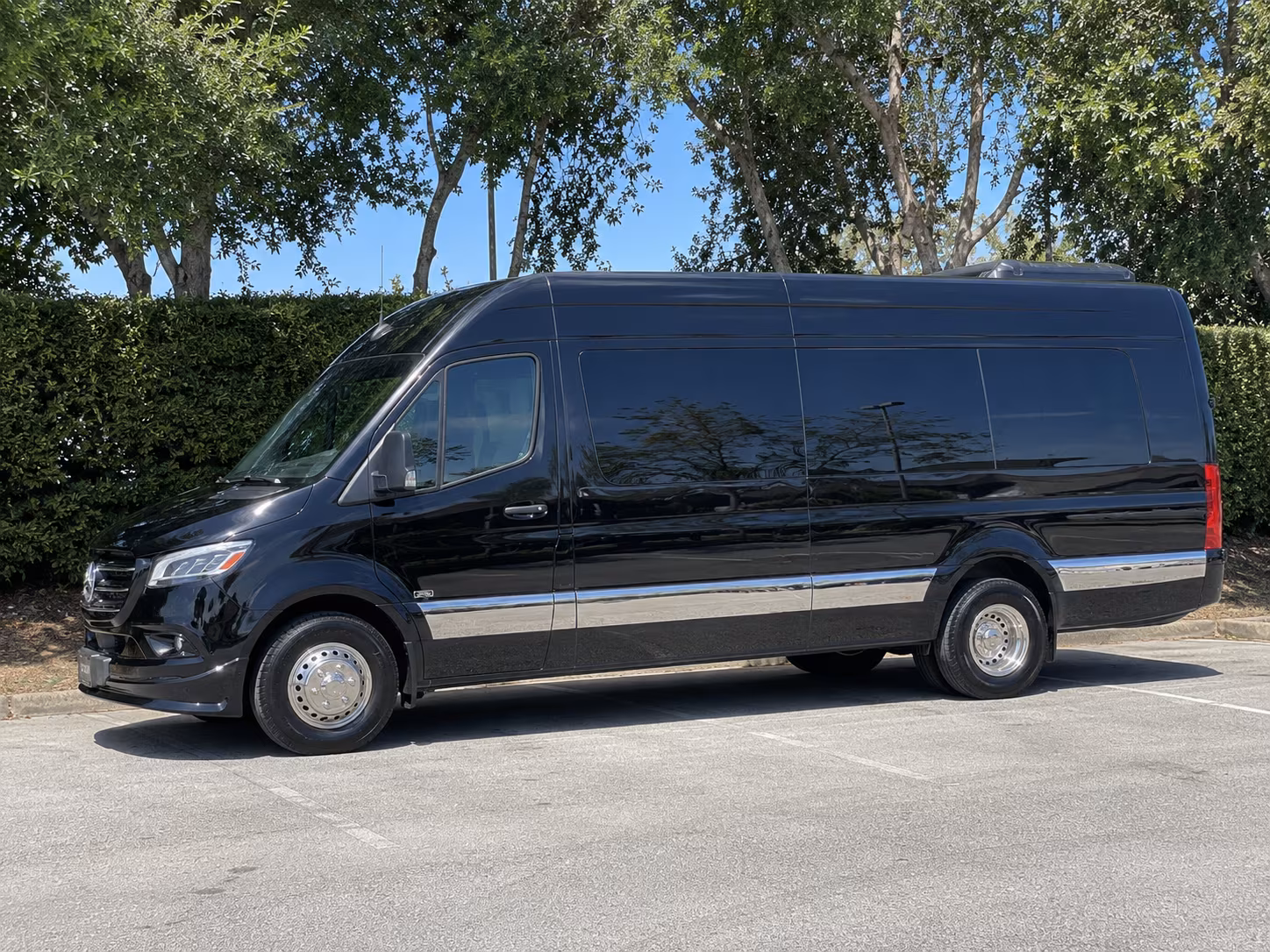 hawthorne sprinter van with driver