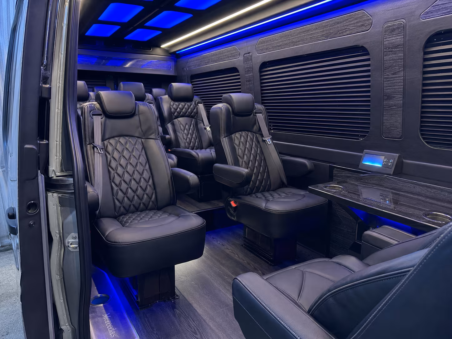 sprinter van transportation for groups and events across hawthorne